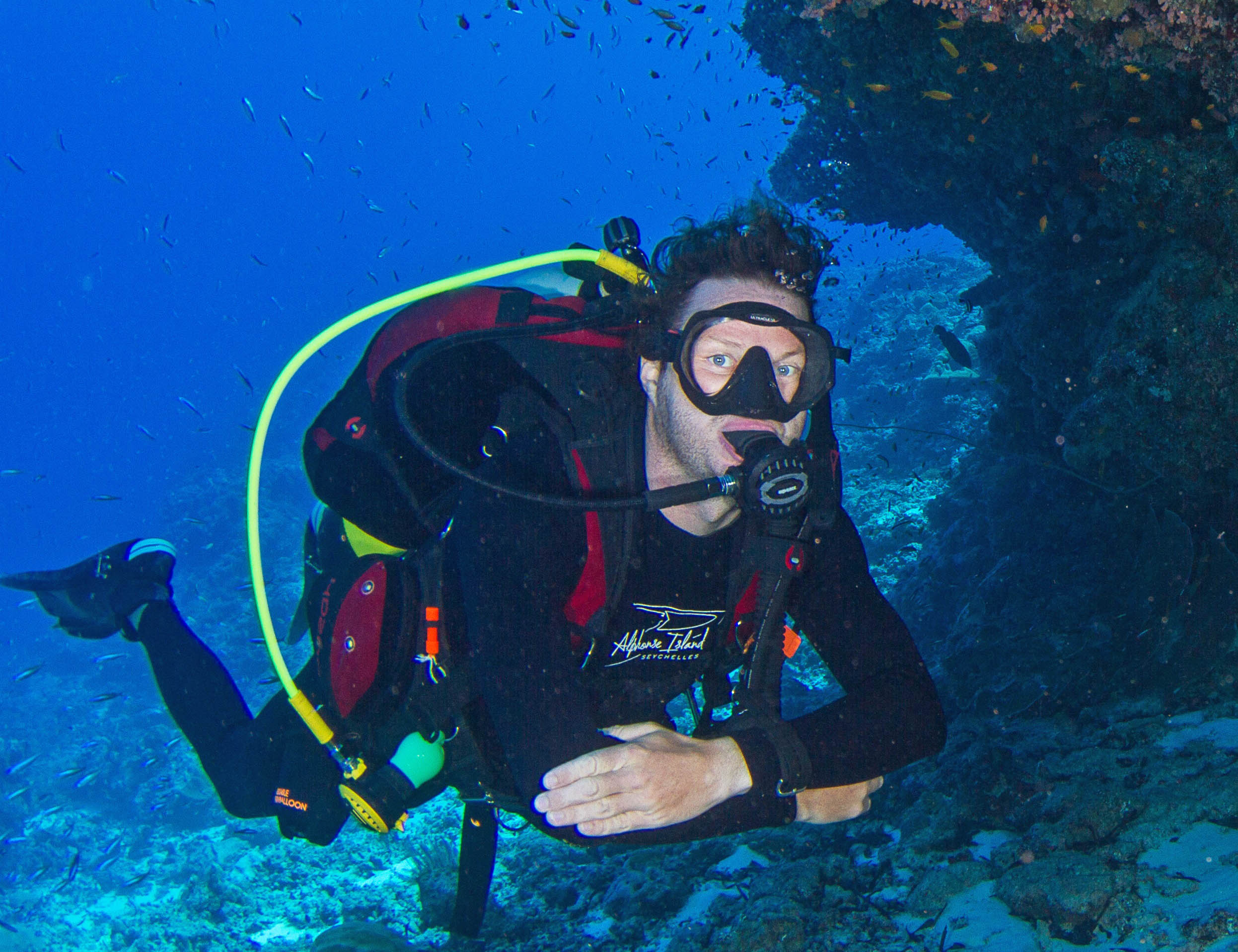 Sam Balderson scuba dive manager